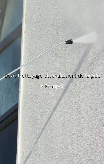 Devis Nettoyage et ravalement de façade a Paimpol