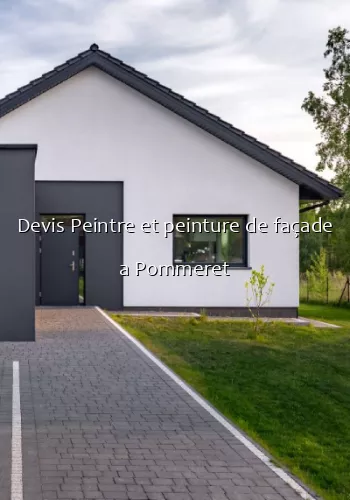 Devis Peintre et peinture de façade a Pommeret