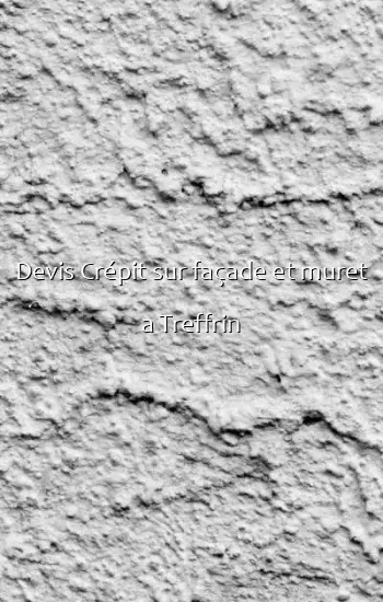 Devis Crépit sur façade et muret a Treffrin